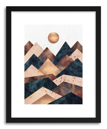 Art print Autumn Peaks by artist Elisabeth Fredriksson