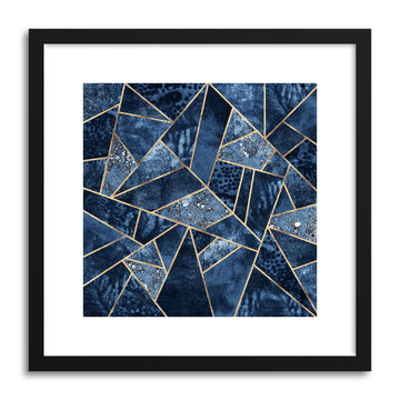 Art print Blue Stone by artist Elisabeth Fredriksson