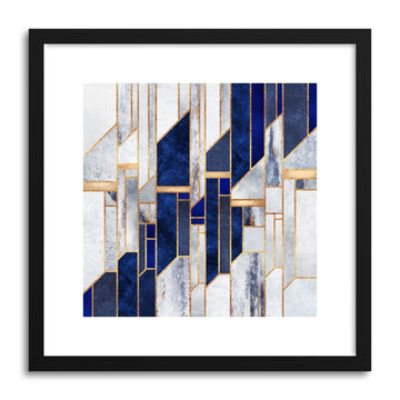 Art print Blue Winter Sky by artist Elisabeth Fredriksson