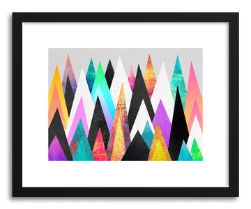 Fine art print Colorful Peaks by artist Elisabeth Fredriksson