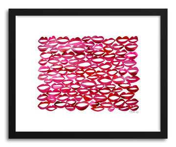 Art print Juicy Lips by artist Kate Roebuck