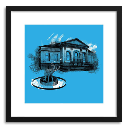 Fine art print House With Elephant Fountain by artist Paul Virlan