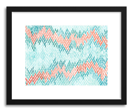 Art print Hand Painted Ikat by artist Sylvie Lee
