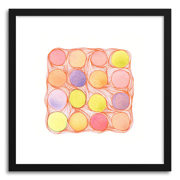 Fine art print Orange Sugar Nest by artist Sylvie Lee