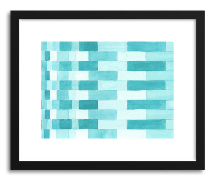 Art print Turquoise Weave by artist Sylvie Lee