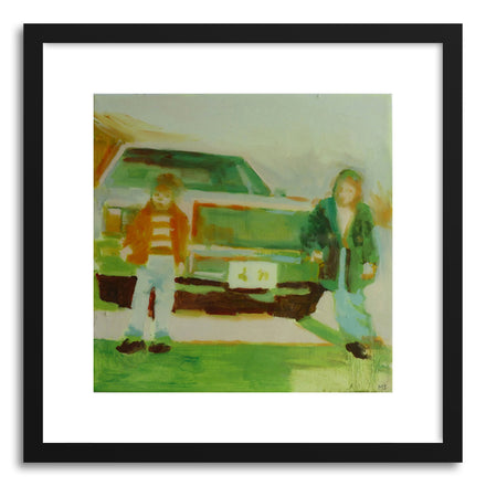 Fine art print 13 Green Fur Coat by artist Mary Sinner
