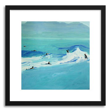 Fine art print Slick Multisurfers by artist Annie Seaton