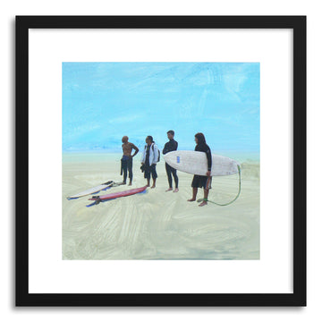 Fine art print Surfgang Venicebeach by artist Annie Seaton