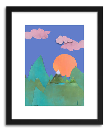 Fine art print Green Mountains by artist Jacquie Gouveia