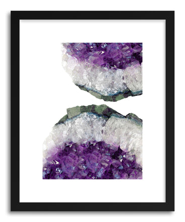 Fine art print Double Amethyst by artist Emanuela Carratoni