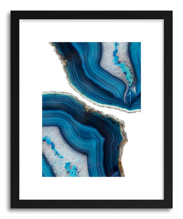 Fine art print Blue Agate by artist Emanuela Carratoni
