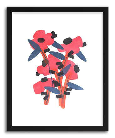 Fine art print Poppy Bouquet by artist Rebekka Connelly