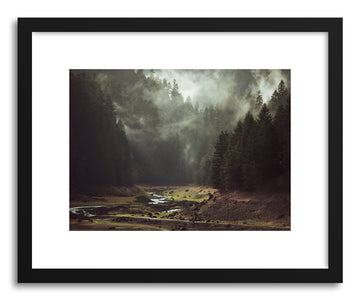 Fine art print Foggy Forest Creek by artist Kevin Russ