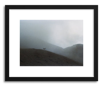 Fine art print Foggy Mountain Reindeer by artist Kevin Russ