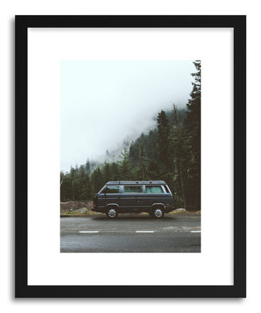 Fine art print Foggy Vanlife by artist Kevin Russ