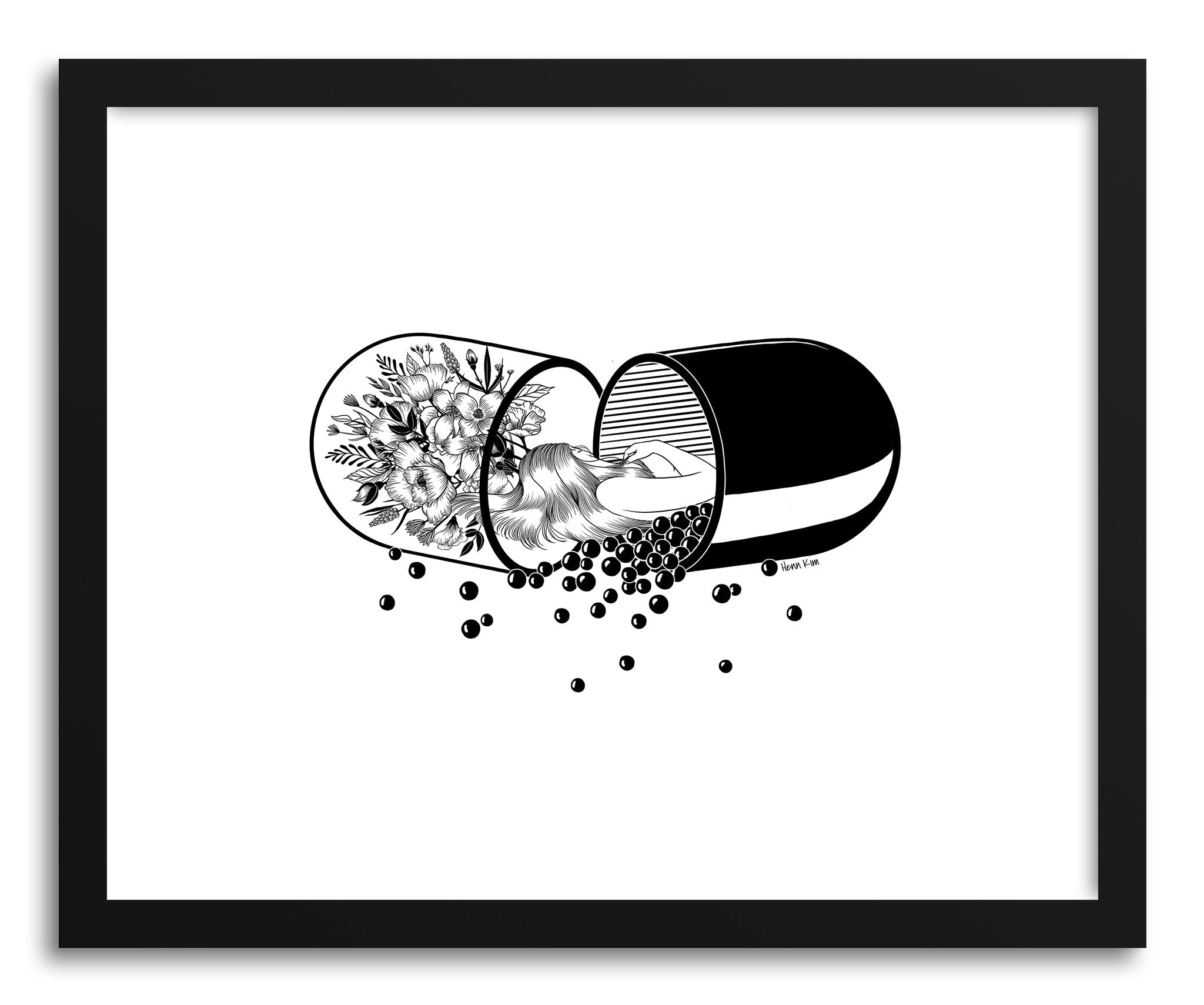 Fine art print Sleep Forever by artist Henn Kim – Art Crate
