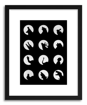 Fine art print Wolfs Night Off by artist Florent Bodart