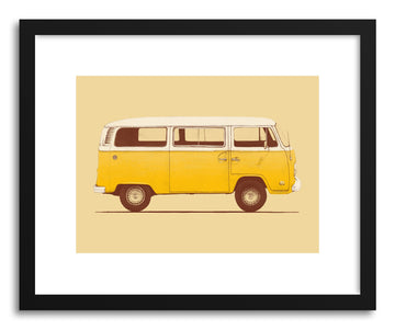 Fine art print Yellow Van by artist Florent Bodart