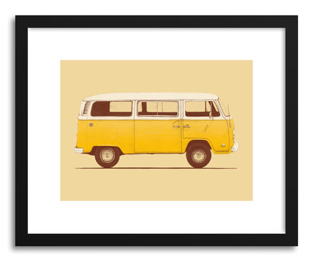 Fine art print Yellow Van by artist Florent Bodart