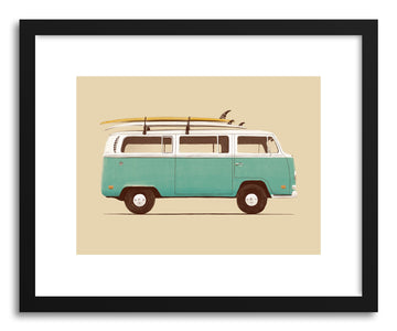 Fine art print Blue Van by artist Florent Bodart