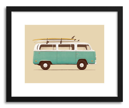 Fine art print Blue Van by artist Florent Bodart