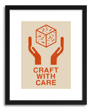 Fine art print CRAFT WITH CARE No.1 by artist Florent Bodart