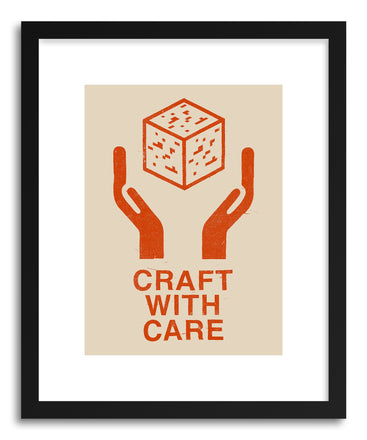 Fine art print CRAFT WITH CARE No.1 by artist Florent Bodart