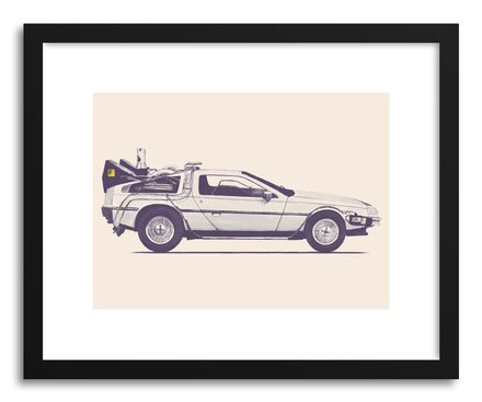 Fine art print Delorean by artist Florent Bodart