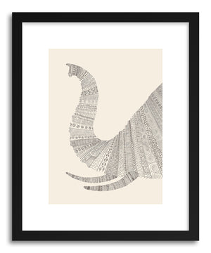 Art print Elephant Beige by artist Florent Bodart