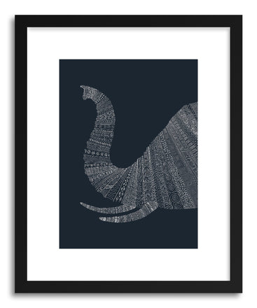 Fine art print Elephant Blue by artist Florent Bodart