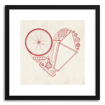 Fine art print Love Bike No.2 by artist Florent Bodart