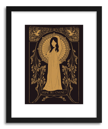 Fine art print Reine Des Cygnes Golden by artist Florent Bodart