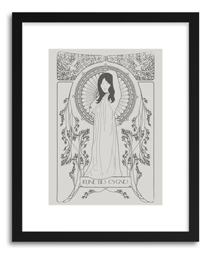 Fine art print Reine Des Cygnes Grey by artist Florent Bodart