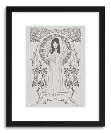 Fine art print Reine Des Cygnes Grey by artist Florent Bodart