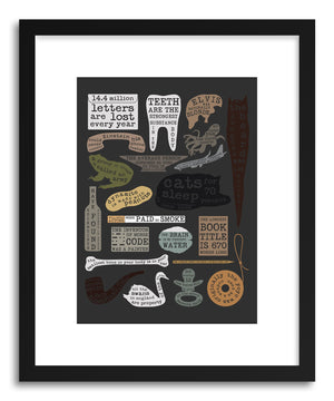 Fine art print Useful Facts by artist Florent Bodart