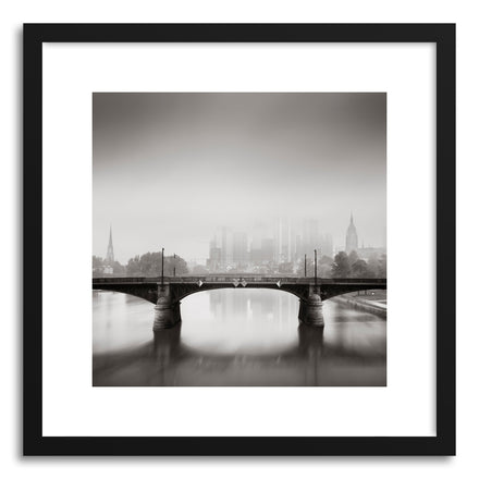 Fine art print Financial Fog Frankfurt by artist Ronny Behnert