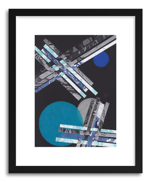 Art print Blue Moons No.9 by artist Jane Philipps
