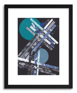 Art print Blue Moons No.10 by artist Jane Philipps