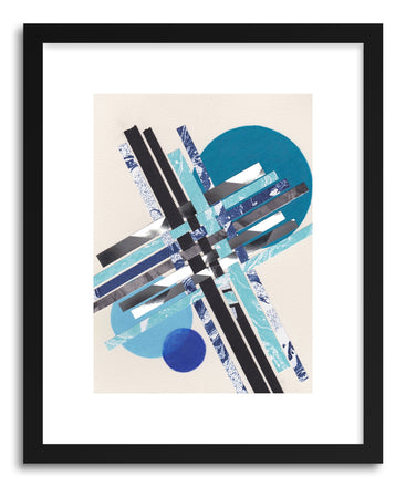 Art print Blue Moons No.11 by artist Jane Philipps