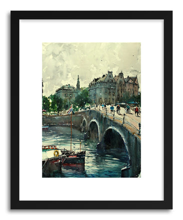 Fine art print Amsterdam Canal II by artist Maximilian Damico