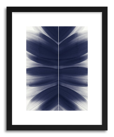 Fine art print Indigo Botanical by artist Karen Kardatzke