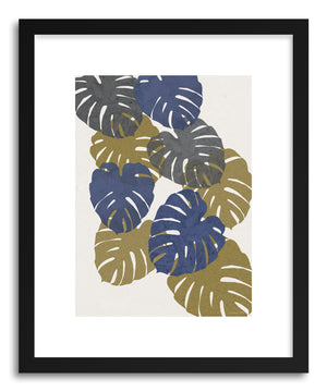Fine art print Monstera Collage by artist Kerry Layton