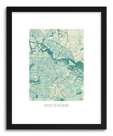 Art print Amsterdam by artist Hubert Roguski