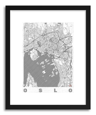 Art print LINO Oslo by artist Hubert Roguski