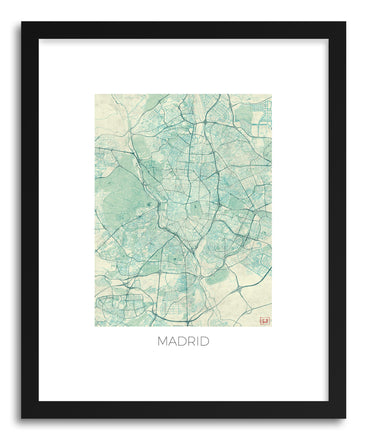 Art print Madrid by artist Hubert Roguski
