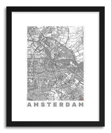 Art print NL Amsterdam by artist Hubert Roguski