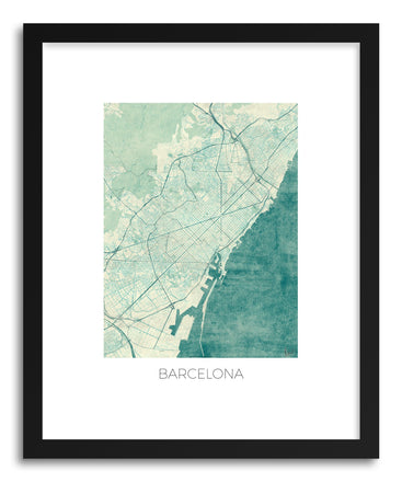 Art print Barcelona by artist Hubert Roguski