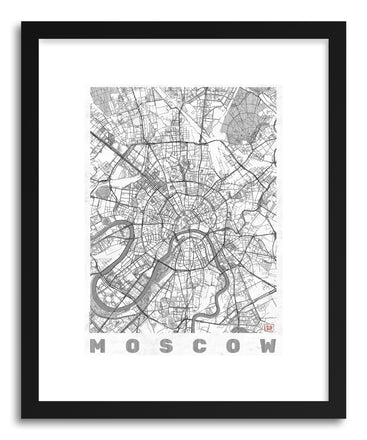 Art print RU Moscow by artist Hubert Roguski