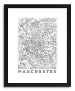 Art print UK Manchester by artist Hubert Roguski