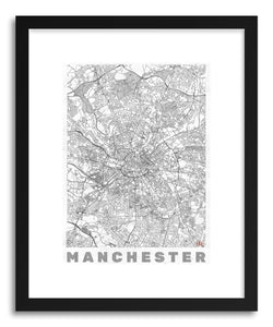 Art print UK Manchester by artist Hubert Roguski